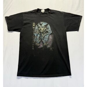 Tutankhamun Egypt Graphic T-shirt Luxor‎ Las Vegas Black Mens Large
